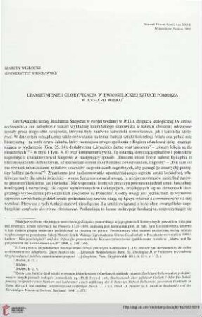 27: Upamiętnienie i gloryfikacja w ewangelickiej sztuce Pomorza w XVI - XVII wieku