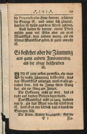 69-78, Es bestehet aber die Zäumung aus gantz andern Fundamenten, als die obige beschrieben ist.