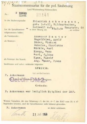 Ackermann, Friedrich