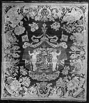 Serviette mit kurbrandenburgischen Wappen