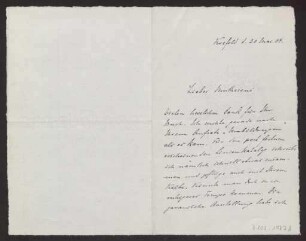 Schreiben an Hermann Muthesius (Brief)
