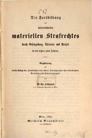 Handbuch des österreichischen Strafrechtes. 3