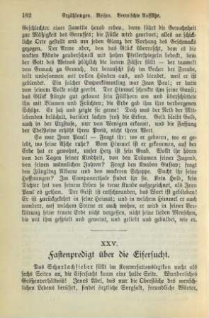 XXV. Fastenpredigt über die Eifersucht