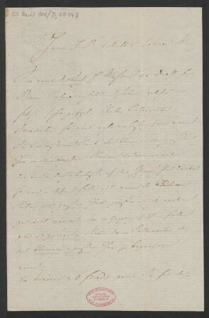 Brief an B. Schott's Söhne : 04.10.1853
