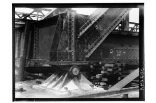 Brückenbau : Thailand, Detail einer Brückenkonstruktion aus Stahl, 1908/1913