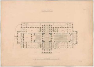 Thiersch, Friedrich von; Wiesbaden; Kurhaus - Grundriss EG