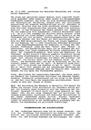 Zusammenfassung und Schlußfolgerung