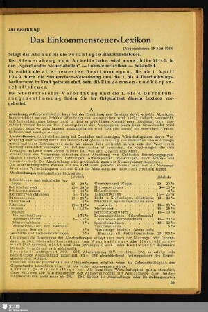 Das Einkommensteuer-Lexikon