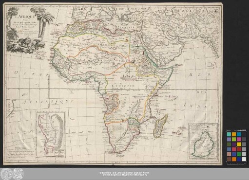 L' Afrique : divisée en ses principaux Etats