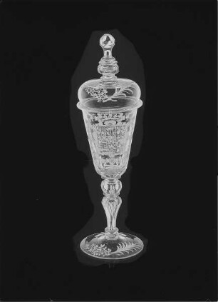 Deckelpokal (mit bekröntem Wappen von Preußen) aus Schloß Moritzburg