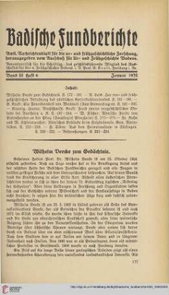 3: Wilhelm Deecke zum Gedächtnis