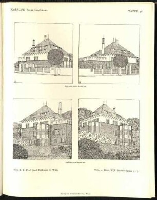 Villa in Wien, XIX. Steinfeldgasse 5-7