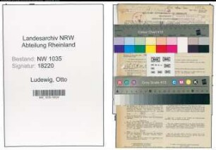 Entnazifizierung Otto Ludewig , geb. 18.03.1900 (Steiger)