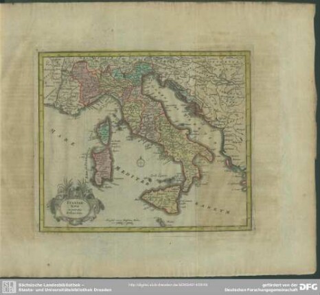 Italiae Novae accurata Delineatio