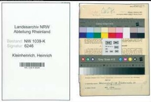 Entnazifizierung Heinrich Kleinhenrich , geb. 28.05.1892 (Angestellter)