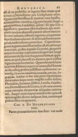 Cap. 2. De Moderatione vocis.