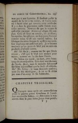 Chapitre Troisieme.