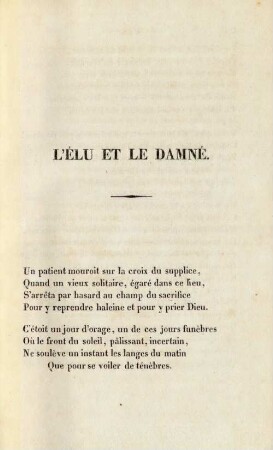 L'élu et le damné