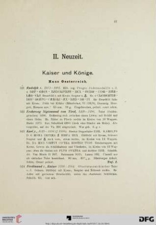 II. Neuzeit (Nr. 521-1825)