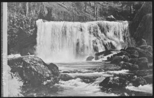 Oregon. Mc Cloud River Falls, on line of the Southern Pacific Railroad