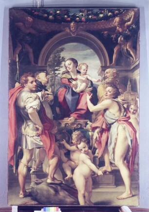 Die Madonna des heiligen Georg