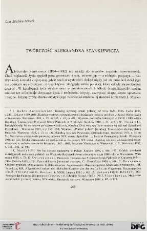 25: Twórczość Aleksandra Stankiewicza