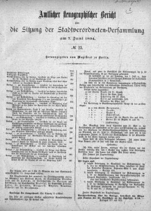 No 23, 7. Juni 1894