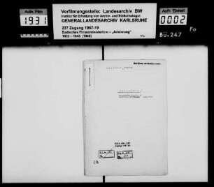 Buxbaum, Hannchen, Rentnerin Eubigheim Käufer: Ferdinand Seitz, Maler und Tüncher Eubigheim Lagerbuch-Nr. 58 Eubigheim
