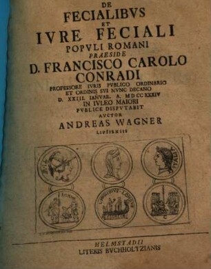 De Fecialibvs Et Ivre Feciali Popvli Romani