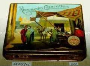 Blechdose für 100 Stück "Riccardo Cigarettes"
