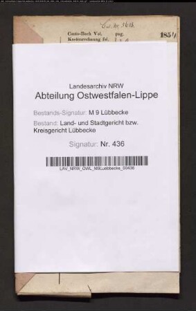 Erblasser: Drunagel, Christine Wilhelmine:
