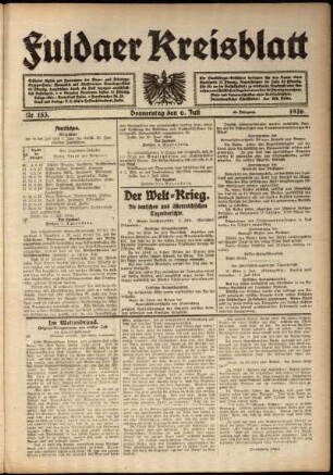 Ausgabe vom Donnerstag, den 06. Juli 1916.