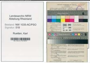 Entnazifizierung Karl Ruetten , geb. 04.06.1915 (Koch)