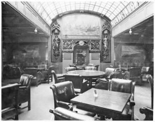 Herrensalon eines Hochseepassagierdampfers (Imperator?)