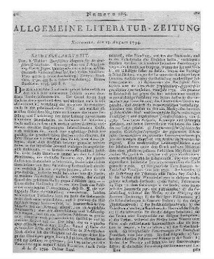 Juristisches Magazin für die deutschen Reichsstädte. Bdch. 1-3. Hrsg. von Tobias Ludwig Ulrich Jäger. Ulm: Wohler 1790-93