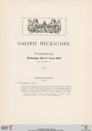 Dienstag, den 9. Juni 1896 (Nr.1-106)