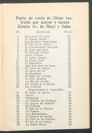 [Obras teatrales publicadas]