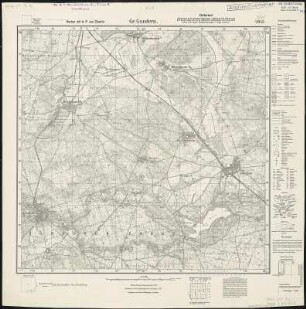 Meßtischblatt 2052, Neue Nr. 3755 : Gr. Gandern, 1923 : Gr. Gandern. - Aufn. 1894, bericht. 1923. - 1:25000. - [Berlin]: Reichsamt für Landesaufnahme, 1923. - 1 Kt.