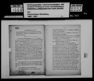 Niederschrift über die Verhandlungen der Kreisversammlung 1932