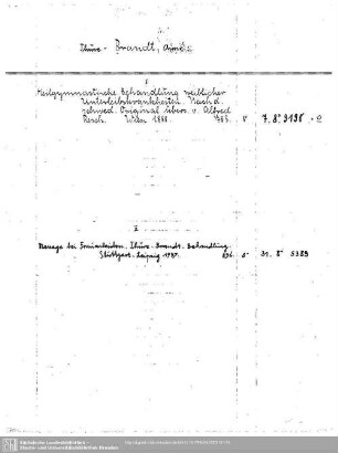 Thure-Brandt, Aime
