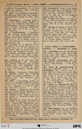 Land-, Forst-, u. Gartenwirtschaft, Fischerei u. Jagd (Nr. 665-719)