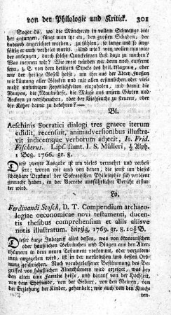 Aeschinis Socratici dialogi tres graece[...]