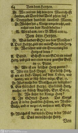 Von dem Hertzen