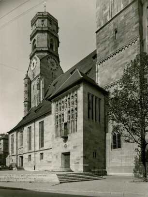 Wiederaufbau Stiftskirche, 1955-1957
