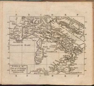 Tabula IV. Italiae Insularumque Adiacentium