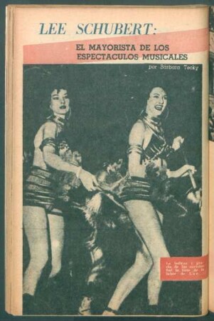 Lee Schubert: el mayorista de los espectáculos musicales