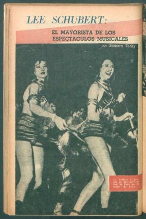 Lee Schubert: el mayorista de los espectáculos musicales