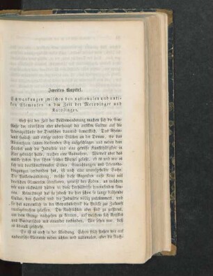 Zweites Kapitel. Schwankungen zwischen den nationalen und antiken Elementen in der Zeit der Merowinger und Karolinger