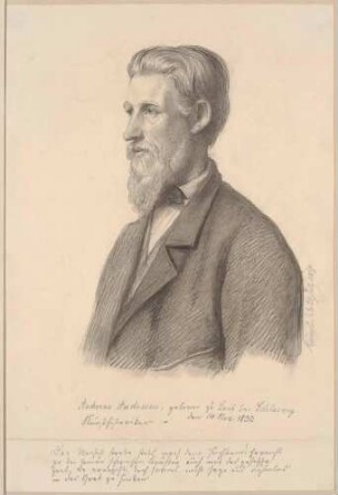 Bildnis Andresen, Andreas (1828-1871), Kunsthistoriker