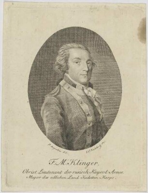 Bildnis des F. M. Klinger